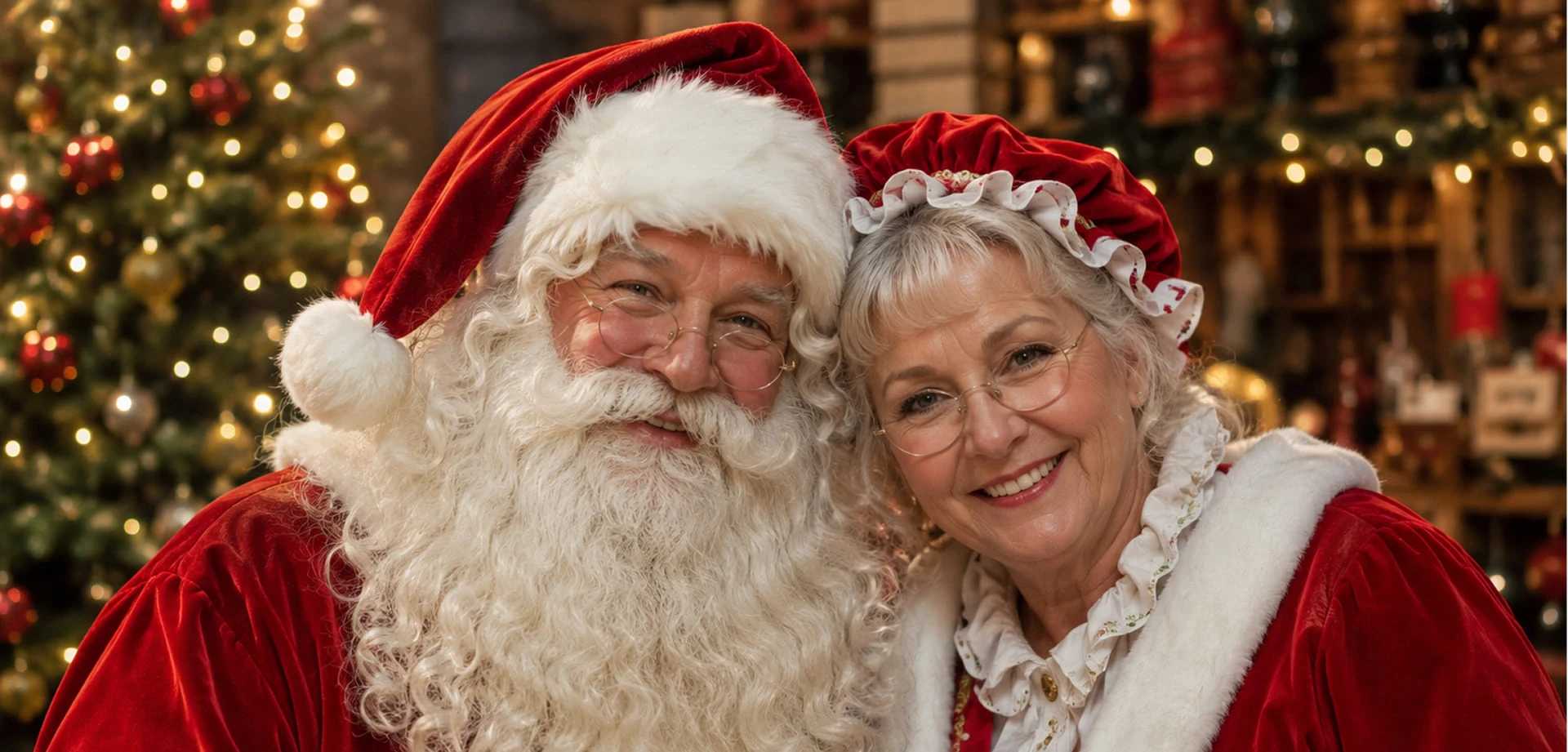 Photo portrait Père et Mère Noël